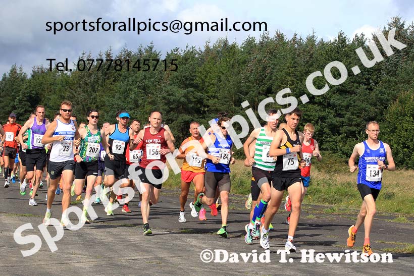 2023 Tynedale 'Jelly Tea' 10 Mile Road Race,  Ouston Airfield, Albermarle Barracks,  Northumberland.  Photo: David T. Hewitson/Sports for All Pics